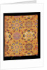 Interlaced stars and rosettes textile by Unknown