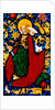 Stained glass panel by Stephen Kellner