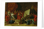 Charles II Giving Audience at Christ's Hospital by Antonio Verrio