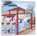 Firing tea by Unknown