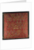 Cushion cover trimmed with ribbon lace by Unknown