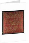 Cushion cover trimmed with ribbon lace by Unknown