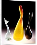 Perfume sprinkler and two vases by Unknown