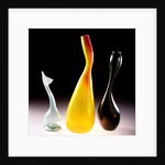 Perfume sprinkler and two vases by Unknown