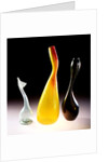 Perfume sprinkler and two vases by Unknown