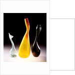 Perfume sprinkler and two vases by Unknown