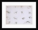 Eyes. London, England, 1805 by Anonymous