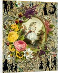 Girl Holding a Posy by Unknown