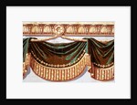 Wallpaper frieze with drapes by Thomas Avery