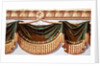 Wallpaper frieze with drapes by Thomas Avery