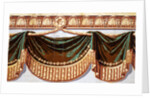 Wallpaper frieze with drapes by Thomas Avery