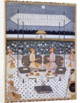 Princes Seated Next to a River in the Moonlight. Murshidabad, India, 18th century by Unknown