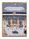 Princes Seated Next to a River in the Moonlight. Murshidabad, India, 18th century by Unknown