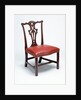 Chair, after Chippendale. England, mid-18th century by Unknown