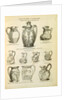 A selection of water jugs by Anonymous