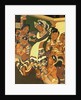 Dancing girl and musicians from the Buddhist Cave Temples of Ajanta by Anonymous