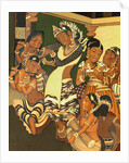 Dancing girl and musicians from the Buddhist Cave Temples of Ajanta by Anonymous