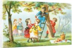 Victorian Christmas Card. England, 19th century by Anonymous