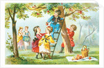 Victorian Christmas Card. England, 19th century by Anonymous