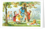 Victorian Christmas Card. England, 19th century by Anonymous
