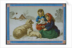 Victorian Christmas Card. England, 19th century by Anonymous