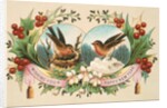 Victorian Christmas Card. England, 19th century by Anonymous