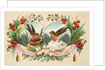 Victorian Christmas Card. England, 19th century by Anonymous
