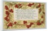Victorian Christmas Card. England, 19th century by Anonymous