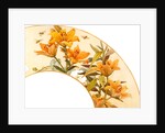 Floral fan design, detail by Charlotte Home Spiers