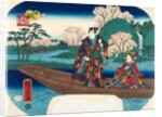 Cherry blossoms at Saga by Utagawa Hiroshige