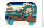 Cherry blossoms at Saga by Utagawa Hiroshige