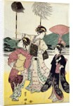 Daimijo's Travelling Procession by Utagawa Toyokuni