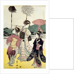 Daimijo's Travelling Procession by Utagawa Toyokuni
