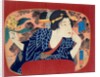 Allusion to the character Sanbaso by Utagawa Kuniyoshi