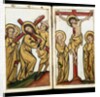 Christ carrying the Cross and The Crucifixtion. Germany, mid-14th century by Anonymous