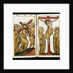 Christ carrying the Cross and The Crucifixtion. Germany, mid-14th century by Anonymous