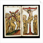 Christ carrying the Cross and The Crucifixtion. Germany, mid-14th century by Anonymous