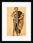 Costume design for Sir Henry Irving as Romeo in Romeo and Juliet by William John Charles Pitcher