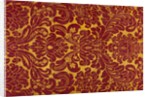 Textile design, detail. Italy, late 17th century by Unknown