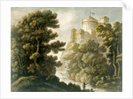 A Castle on a Cliff by Unknown