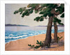 Hanging, Pine Trees on the Seashore. Japan, 19th century by Unknown