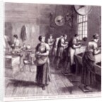 Buffing Electroplate at Messrs Martin, Hall and Co's works by Anonymous
