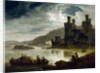 Conway Castle at Night by Julius Caesar Ibbetson(the elder)