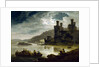 Conway Castle at Night by Julius Caesar Ibbetson(the elder)