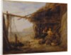 Mending The Bait Nets, Shanklin by Edward William Cooke