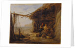 Mending The Bait Nets, Shanklin by Edward William Cooke
