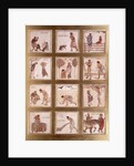Emblematic designs for months of the year by Albert Joseph Moore
