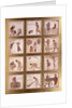 Emblematic designs for months of the year by Albert Joseph Moore