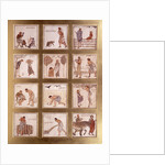 Emblematic designs for months of the year by Albert Joseph Moore