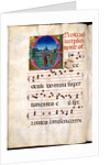 Illuminated letter O. Spain, 13th-15th century by Anonymous